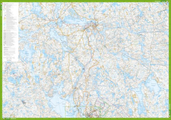 CAL-044  Repovesi Mäntyharju wandelkaart 1:50.000 9789189079021  Calazo Calazo Finland Zuid  Wandelkaarten Zuid-Finland en Midden-Finland