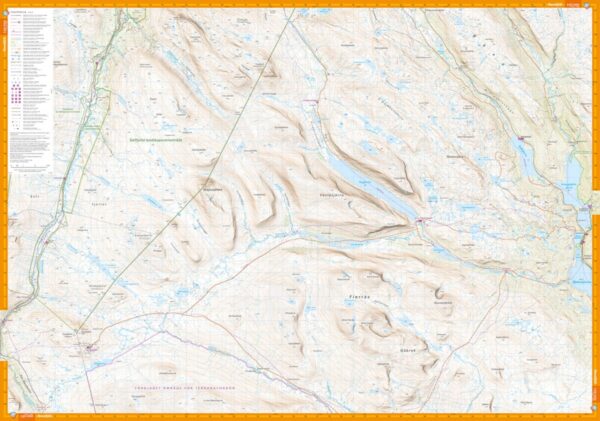 CAL-052  Vuoggatjålme, Nasafjäll & Dalavardo wandelkaart 1:50.000 9789189079762  Calazo Calazo Zweeds Lapland  Wandelkaarten Zweeds-Lapland (Norrbottens Län)