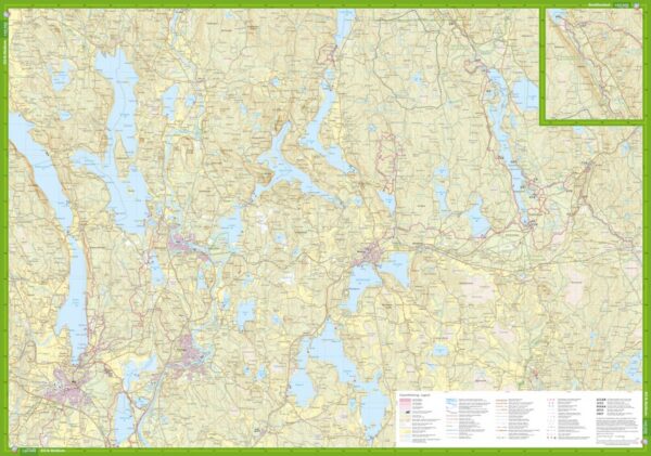 CAL-105  Karlskoga, Filipstad & Forshaga wandelkaart 1:50.000 9789189371798  Calazo Calazo Zweden midden  Wandelkaarten Midden Zweden, Zuid-Zweden