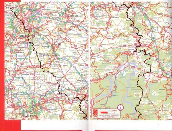 GR126 Brussegem - Membre-sur-Semois (F) | wandelgids 9782931078259  SGR Topoguides (B)  Meerdaagse wandelroutes, Wandelgidsen Wallonië (Ardennen)