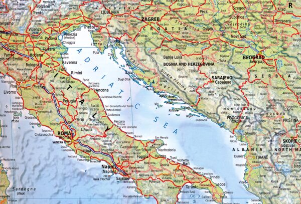 Railmap Europe | Europa Spoorwegenkaart 1:5.000.000 9783259001288  Kümmerly & Frey   Landkaarten en wegenkaarten Europa