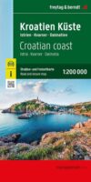 Kroatische Kust | autokaart, wegenkaart 1:200.000 9783707922011  Freytag & Berndt   Landkaarten en wegenkaarten Kroatië