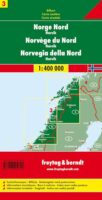 FBN3  Noorwegen Noord | autokaart, wegenkaart 1:400.000 9783707922127  Freytag & Berndt FBN Veikart  Landkaarten en wegenkaarten Lofoten en Vesterålen, Noors Lapland