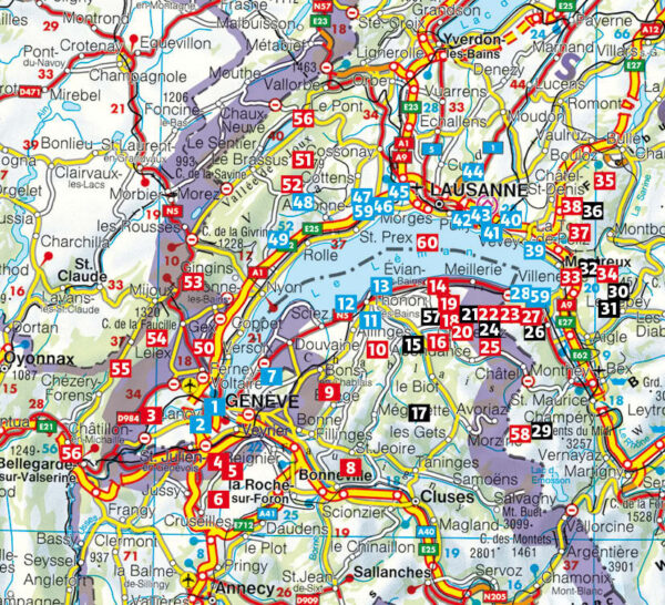 wandelgids Genfersee Rother Wanderführer 9783763345915  Bergverlag Rother RWG  Wandelgidsen Jura, Genève, Vaud, Mont Blanc, Chamonix, Haute-Savoie