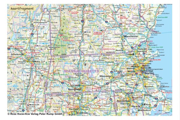 USA-04 Northeast landkaart, wegenkaart 1:250.000 9783831772186  Reise Know-How Verlag WMP, World Mapping Project  Landkaarten en wegenkaarten VS ten oosten van de Rocky Mountains