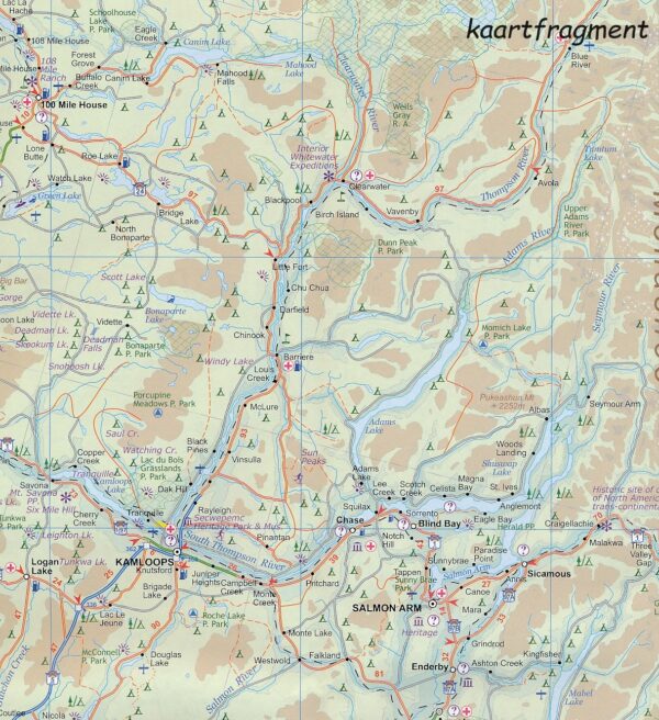Canada, West- | landkaart, wegenkaart 1:1.900.000 9783831773053  Reise Know-How Verlag WMP, World Mapping Project  Landkaarten en wegenkaarten West-Canada