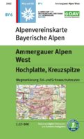 Alpenverein wandelkaart BY-06 Ammergebirge West 1:25.000 9783948256197  Deutscher AlpenVerein Alpenvereinskarten  Wandelkaarten Beierse Alpen