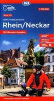 ADFC-20 Rhein/Neckar | fietskaart 1:150.000 9783969901168  ADFC / BVA Radtourenkarten 1:150.000  Fietskaarten Heidelberg, Kraichgau, Stuttgart, Neckar