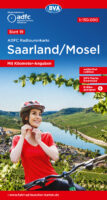 ADFC-19 Mosel/Saarland | fietskaart 1:150.000 9783969901885  ADFC / BVA Radtourenkarten 1:150.000  Fietskaarten Moezel, van Trier tot Koblenz, Saarland, Hunsrück
