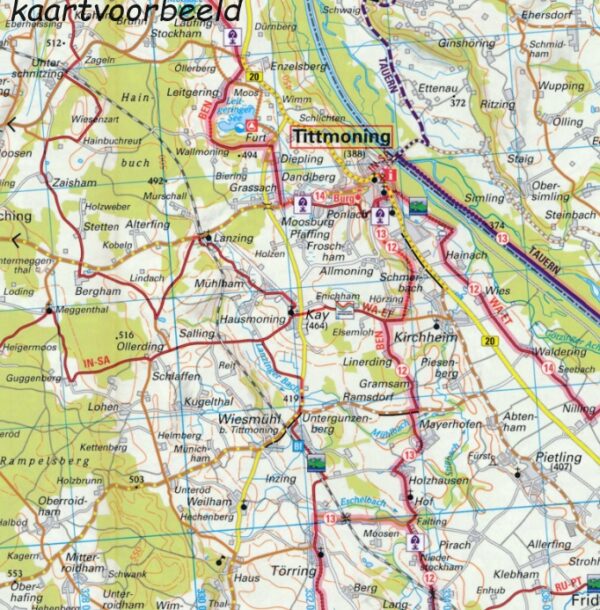 Münsterland GPS | fietskaart 1:75.000 9783969901953  ADFC / BVA ADFC Regionalkarte  Fietskaarten Münsterland