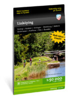 CAL-124  Linköping | wandelkaart 1:50.000 9789188335548  Calazo Calazo Zweden zuid  Wandelkaarten Zuid-Zweden