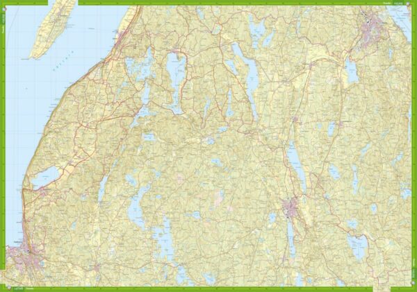 CAL-128  Jönköping | wandelkaart 1:50.000 9789188779243  Calazo Calazo Zweden zuid  Wandelkaarten Zuid-Zweden
