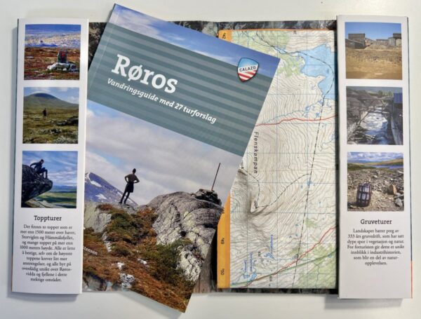 CAL-065  Turguide Røros: miniguide & turkart | wandelgids en -kaart 1:50.000 9789189371675  Calazo Calazo Noorwegen midden  Wandelgidsen, Wandelkaarten Midden-Noorwegen