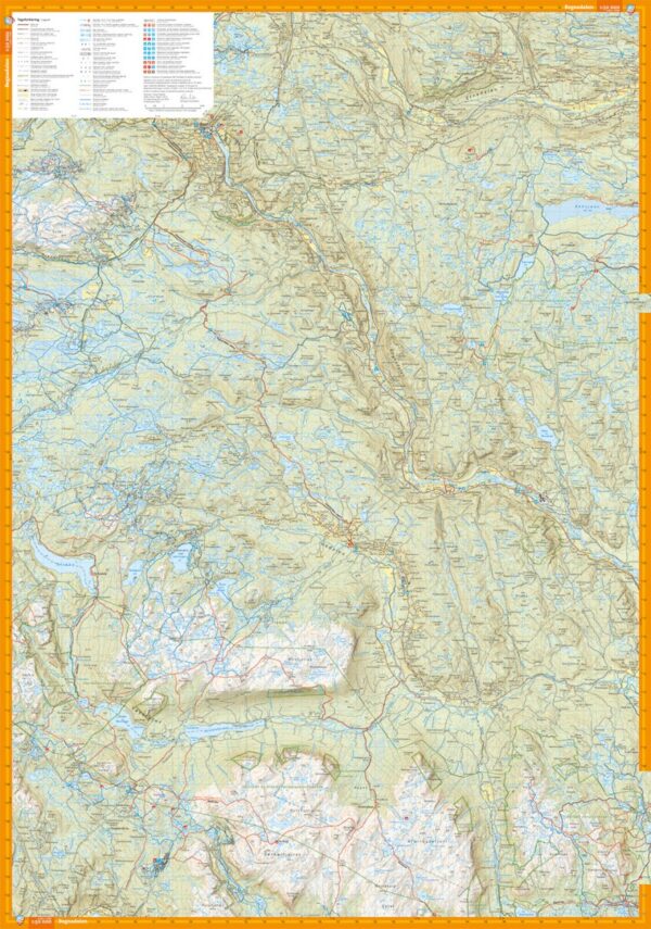 CAL-116  Valdres wandelkaart 1:50.000 9789189541856  Calazo Calazo Noorwegen zuid  Wandelkaarten Zuid-Noorwegen