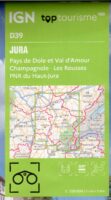 TCD-39 Jura, Pays-de-Dôle | overzichtskaart / fietskaart 1:100.000 9782758553175  IGN TOP 100 Départemental  Fietskaarten, Landkaarten en wegenkaarten Franse Jura