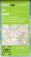 TCD-88 Vosges, Epinal | overzichtskaart / fietskaart 1:100.000 9782758553212  IGN TOP 100 Départemental  Fietskaarten, Landkaarten en wegenkaarten Vogezen