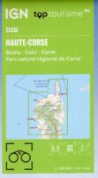TCD-02B Haute-Corse | overzichtskaart / fietskaart 1:100.000 9782758553298  IGN TOP 100 Départemental  Fietskaarten, Landkaarten en wegenkaarten Corsica