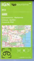 TCD-11 Aude, Carcassonne | overzichtskaart / fietskaart 1:100.000 9782758553359  IGN TOP 100 Départemental  Landkaarten en wegenkaarten Cevennen, Languedoc, Franse Pyreneeën