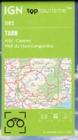 TCD-81 Tarn, Albi, Castres | overzichtskaart / fietskaart 1:100.000 9782758555667  IGN TOP 100 Départemental  Landkaarten en wegenkaarten Cevennen, Languedoc, Lot, Tarn, Toulouse