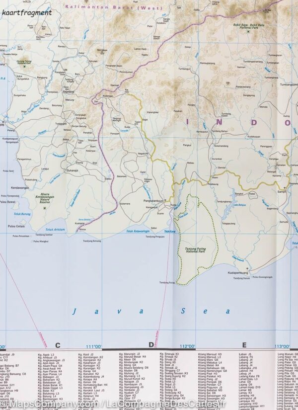 Borneo landkaart, wegenkaart 1:1.200.000 9783831774357  Reise Know-How Verlag WMP, World Mapping Project  Landkaarten en wegenkaarten Zuid-Oost Azië