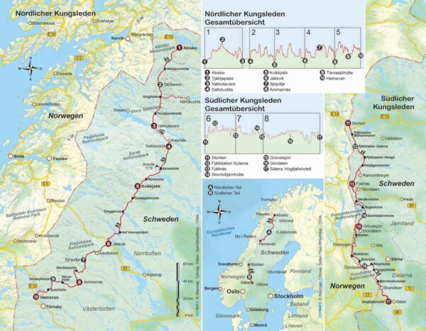 Kungsleden | wandelgids (Duitstalig) 9783866868212  Conrad Stein Verlag Outdoor - Der Weg ist das Ziel  Meerdaagse wandelroutes, Wandelgidsen Zweeds-Lapland (Norrbottens Län)