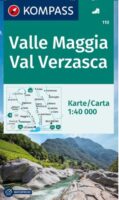 Kompass wandelkaart KP-110  Valle Maggia, Val Verzasca 9783991219804  Kompass Wandelkaarten Kompass Zwitserland  Wandelkaarten Tessin, Ticino
