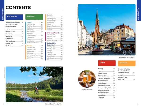 Lonely Planet Munich, Bavaria + The Black Forest 9781838698362  Lonely Planet Travel Guides  Reisgidsen Beierse Alpen, Zuid-Duitsland