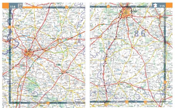 Frankrijk Wegenatlas 1/250.000 spiraalband, geplastificeerd 2024 / Michelin 9782067261327  Michelin Wegenatlassen  Wegenatlassen Frankrijk