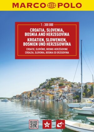 Wegenatlas Kroatië, Slovenië, Bosnië | 1/300.000 9783575018786  Marco Polo (D) Wegenatlassen  Wegenatlassen Westelijke Balkan