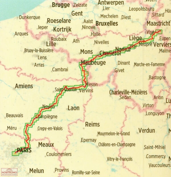 Bikeline EuroVelo 3 | fietsgids Aken - Parijs 9783711100467  Esterbauer Bikeline  Fietsgidsen, Meerdaagse fietsvakanties Europa