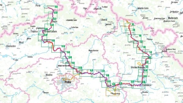 Bikeline Elbe-Radweg Tschechien | fietsgids 9783711102232  Esterbauer Bikeline  Fietsgidsen, Meerdaagse fietsvakanties Tsjechië