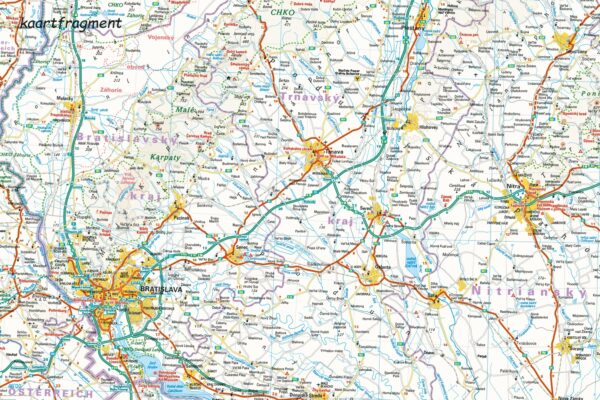 Slowakije landkaart, wegenkaart 1:280.000 9783831774104  Reise Know-How Verlag WMP, World Mapping Project  Landkaarten en wegenkaarten Slowakije