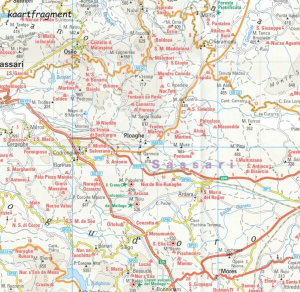 Sardinien landkaart, wegenkaart  1:200.000 9783831774562  Reise Know-How Verlag WMP, World Mapping Project  Landkaarten en wegenkaarten Sardinië