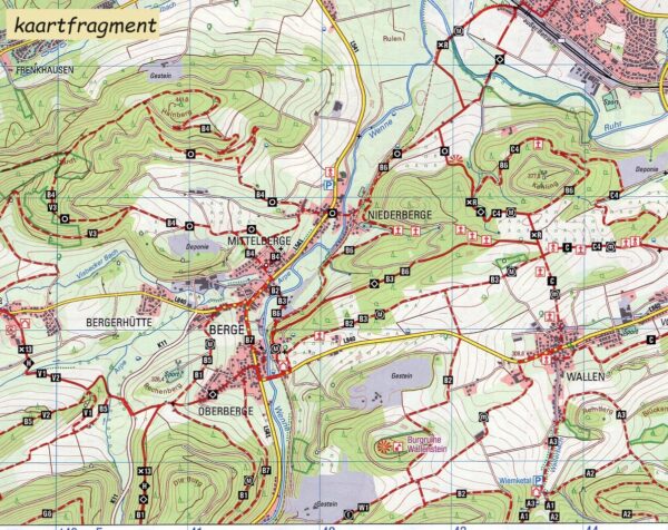 NRW-13 Arnsberg u. Umg. | wandelkaart 1:25.000 9783959650502  Geomap / LVA NRW Grüne Reihe  Wandelkaarten Sauerland