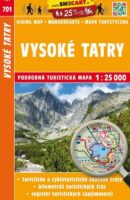 SHO-701 Vysoké Tatry wandelkaart Hoge Tatra 1:25.000 9788072247738  SHOCart   Wandelkaarten Slowakije