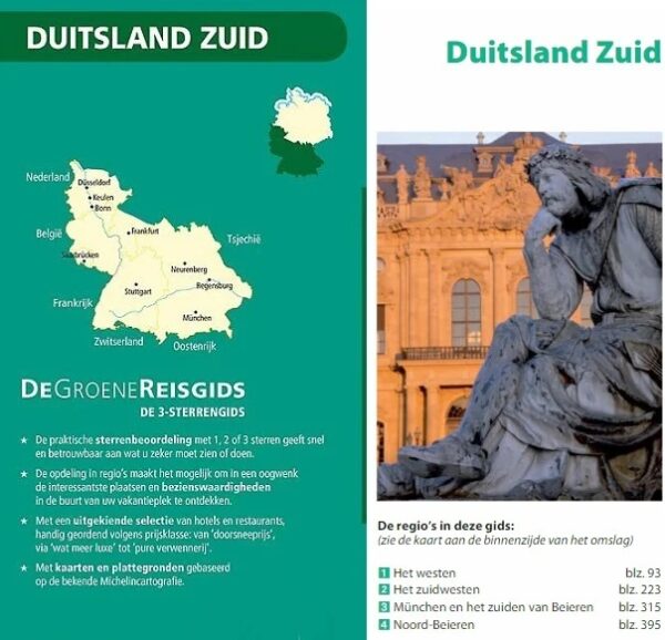 Duitsland Zuid | Michelin reisgids 9789401498487  Michelin Michelin Groene gidsen  Reisgidsen Zuid-Duitsland