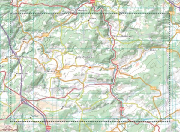 wandelkaart Vielsalm e.o. 1:25.000 9789462356672  NGI / VVV NGI / VVV wandelkaarten  Wandelkaarten Wallonië (Ardennen)