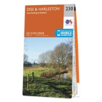 EXP-230 Diss / Harleston / East Harling / Stanton | wandelkaart 1:25.000 9780319244234  Ordnance Survey Explorer Maps 1:25t.  Wandelkaarten Oost-Engeland