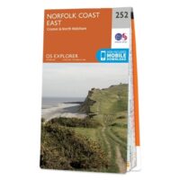 EXP-252  Norfolk Coast East | wandelkaart 1:25.000 9780319244487  Ordnance Survey Explorer Maps 1:25t.  Wandelkaarten Oost-Engeland