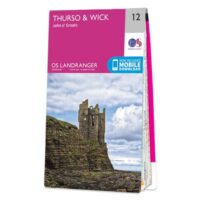 LR-012  Thurso, Wick | topografische wandelkaart 9780319261101  Ordnance Survey Landranger Maps 1:50.000  Wandelkaarten de Schotse Hooglanden (ten noorden van Glasgow / Edinburgh)