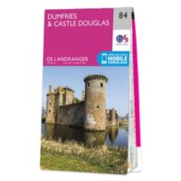 LR-084  Dumfries + Castle Douglas | topografische wandelkaart 9780319261828  Ordnance Survey Landranger Maps 1:50.000  Wandelkaarten Zuid-Schotland