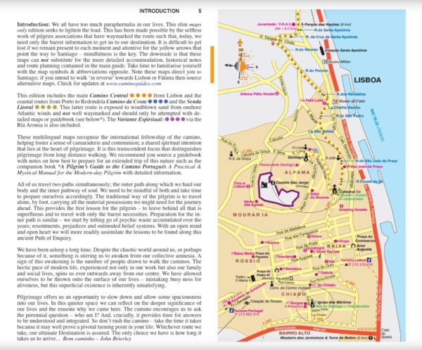 Camino Portugués Maps | kaartenatlasje Jacobsroute 9781912216314 John Brierley Deep Books   Meerdaagse wandelroutes, Santiago de Compostela, Wandelgidsen Noord en Midden-Portugal, Porto, Santiago de Compostela, de Spaanse routes