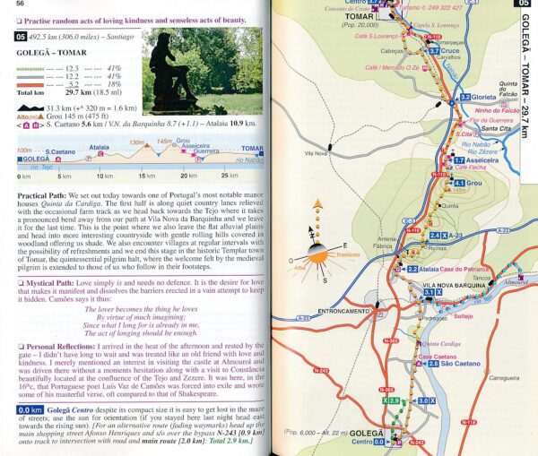 wandelgids A Pilgrim's Guide to the Camino Portugues 9781912216321 John Brierley Deep Books   Meerdaagse wandelroutes, Santiago de Compostela, Wandelgidsen Noord en Midden-Portugal, Porto, Santiago de Compostela, de Spaanse routes