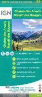 TSQ-32 Chaîne des Aravis - Massif des Bauges | IGN overzichts- en wandelkaart 9782758552529  IGN TOP 75  Landkaarten en wegenkaarten, Wandelkaarten Mont Blanc, Chamonix, Haute-Savoie