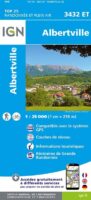 wandelkaart 3432ET Albertville 1:25.000 9782758554141  IGN IGN 25 Franse Alpen/ Nrd.helft  Wandelkaarten Vanoise, Savoie