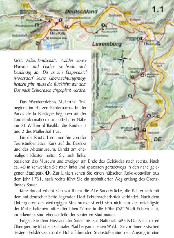 OD-266  Mullerthal Trail (Luxemburg) | wandelgids (Duitstalig) 9783866868410  Conrad Stein Verlag Outdoor - Der Weg ist das Ziel  Meerdaagse wandelroutes, Wandelgidsen Luxemburg