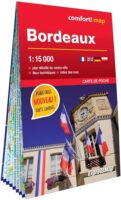 Bordeaux geplastificeerde stadsplattegrond 1:15.000 9788381908009  Express Map   Stadsplattegronden Aquitaine, Bordeaux