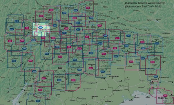 TAB-011  Merano e dintorni/Meran und Umgebung | Tabacco wandelkaart 9788883151835  Tabacco Tabacco 1:25.000  Wandelkaarten Zuid-Tirol, Dolomieten