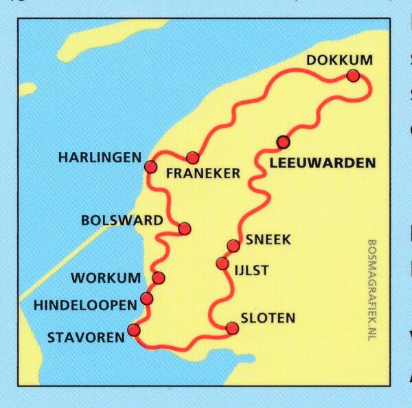 Streekpad-19 Elfstedenpad | wandelgids 9789492641212 Flip van Doorn Nivon / Wandelnet Streekpaden  Meerdaagse wandelroutes, Wandelgidsen Friesland