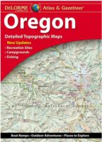 Oregon Delorme Atlas & Gazetteer 9781946494535  Delorme Delorme Atlassen  Wegenatlassen Washington, Oregon, Idaho, Wyoming, Montana